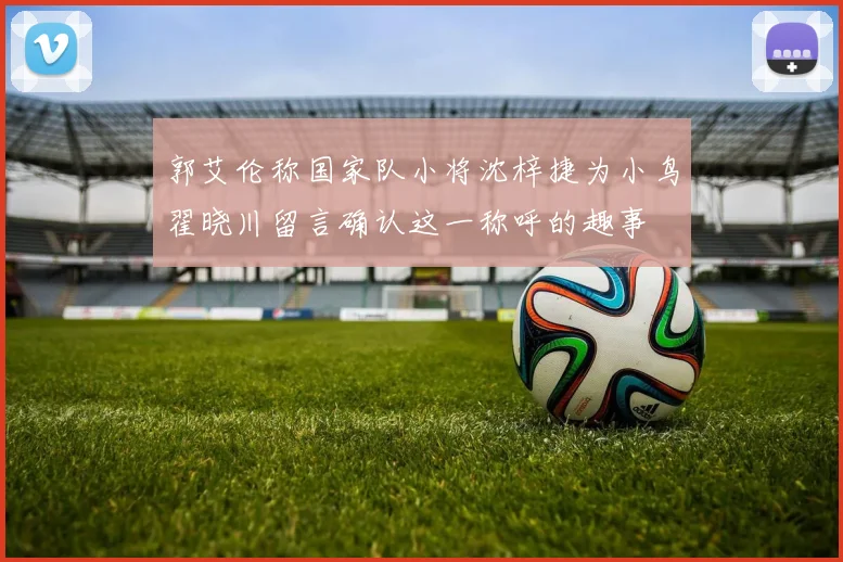 郭艾伦称国家队小将沈梓捷为小鸟翟晓川留言确认这一称呼的趣事